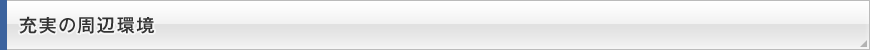 充実の周辺環境
